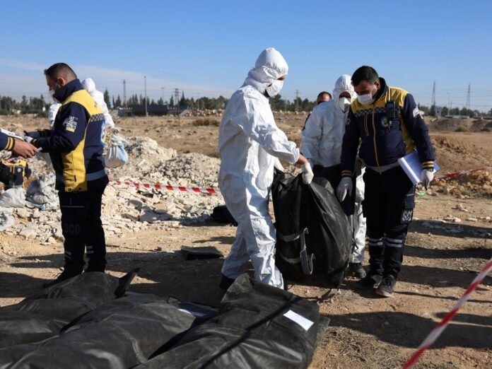Mass grave found near Syria’s capital could contain 100,000 bodies - Dubai News TV