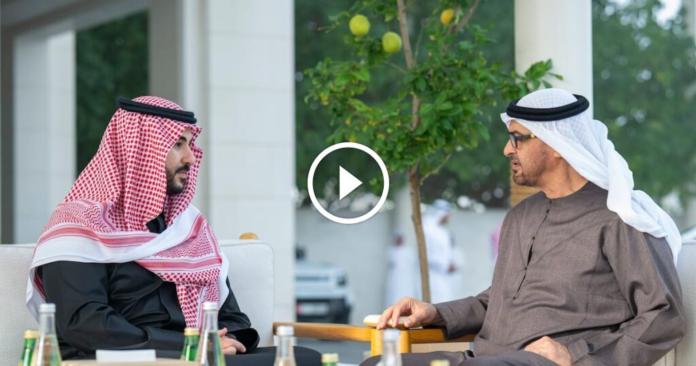President Sheikh Mohamed holds talks with Saudi Defence Minister in Abu Dhabi - Dubai News TV