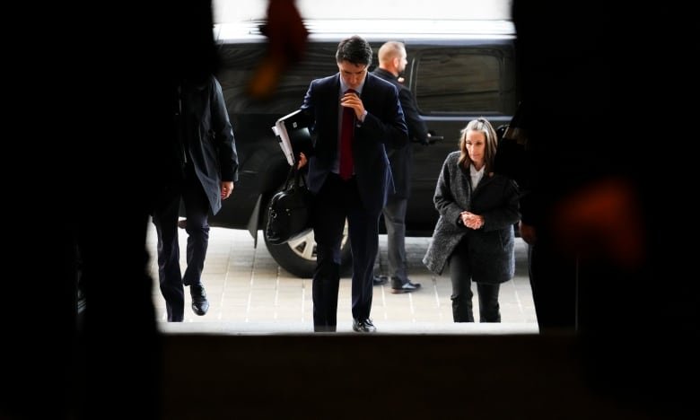 Prime Minister Justin Trudeau arrives to Parliament Hill in Ottawa on Tuesday, Dec. 3, 2024.