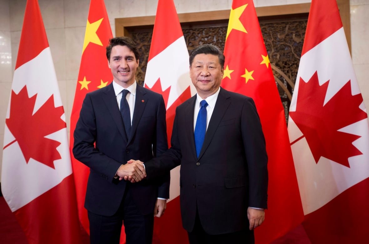 Justin Trudeau says he raised the issue of "Chinese police stations" operating in Canada when he spoke to Xi Jinping at a G20 meeting in November 2022. 