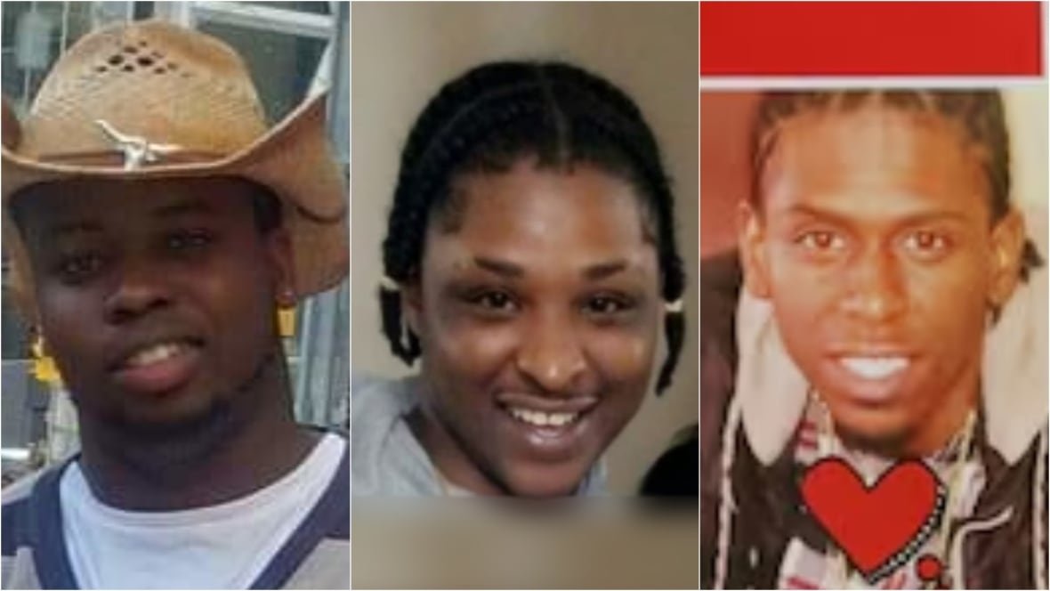Peel Regional Police came under increasing scrutiny as the list of people of colour in crisis who died in police encounters grew in recent years: Clive Mensah, left, in 2019, Jamal Francique, centre, in 2020 and D’Andre Campbell, right, also in 2020. Choudry died later that year. 