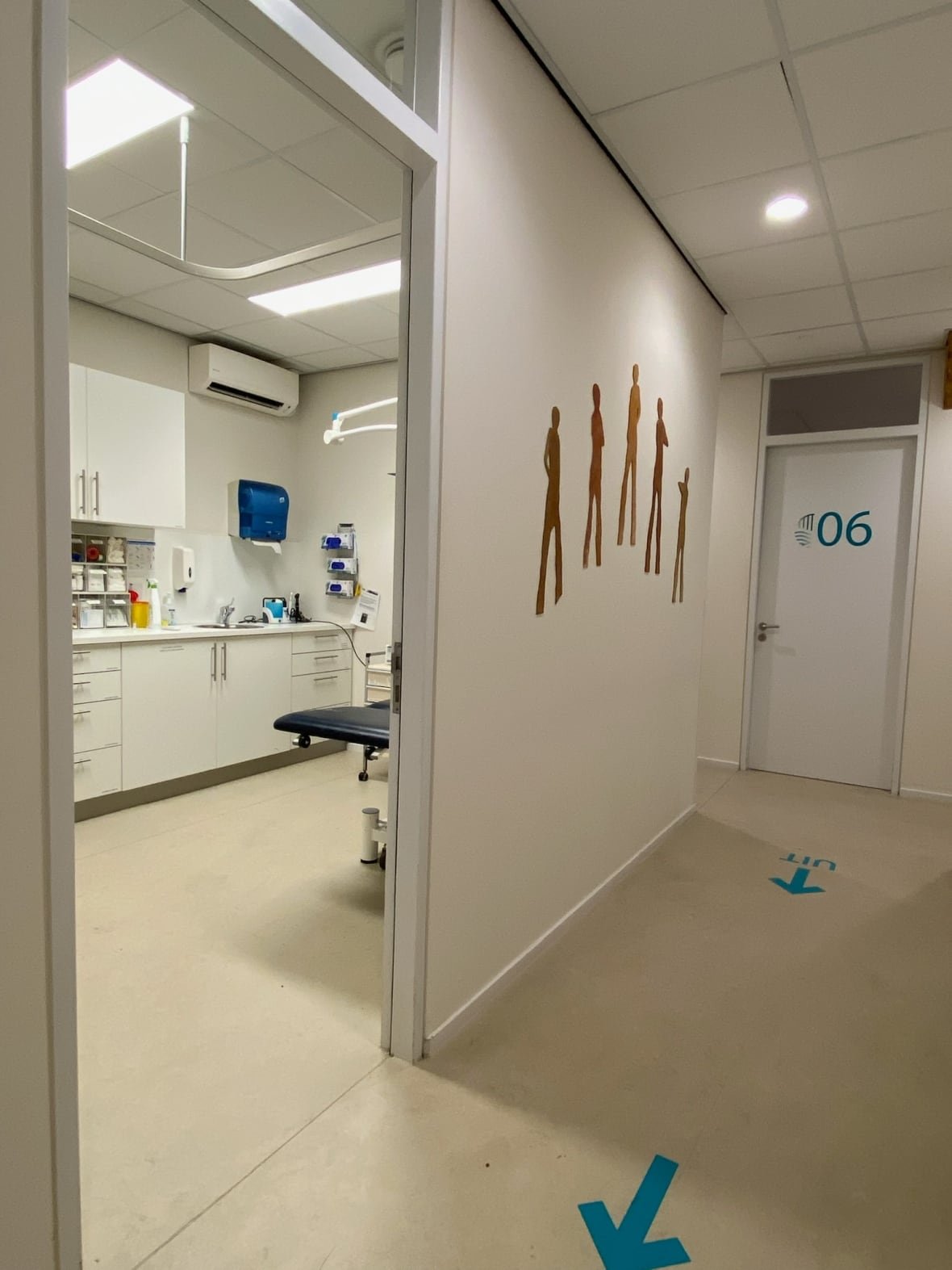 An empty doctor's office