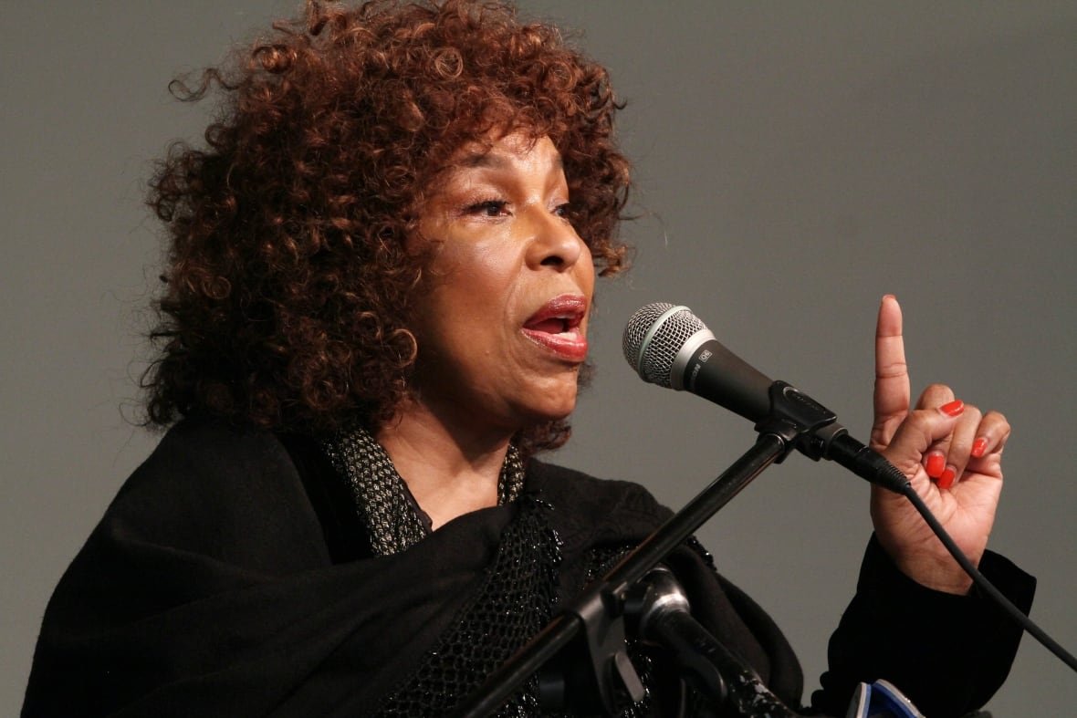Singer Roberta Flack speaks during a tribute to "Soul Train" creator Don Cornelius at Rev. Al Sharpton's National Action Network in New York.