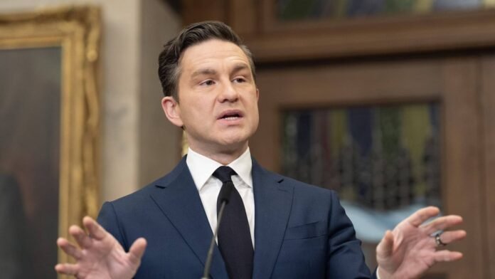 Pierre Poilievre holds a media conference