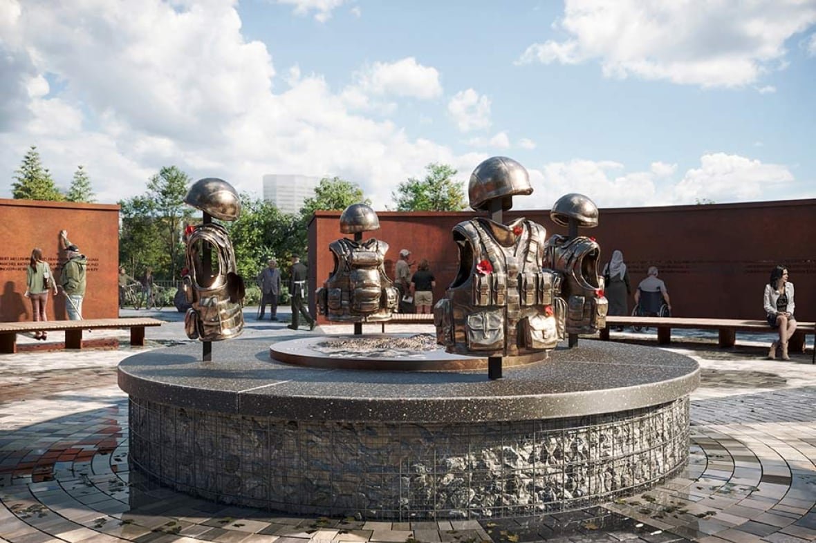 Construction of the monument, as designed by the Stimson team, is scheduled to begin this spring in Ottawa.