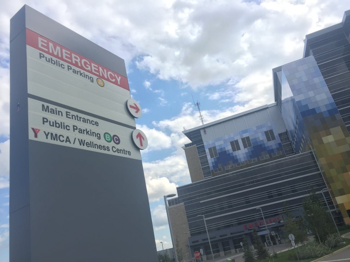 An Emergency sign outside a hospital