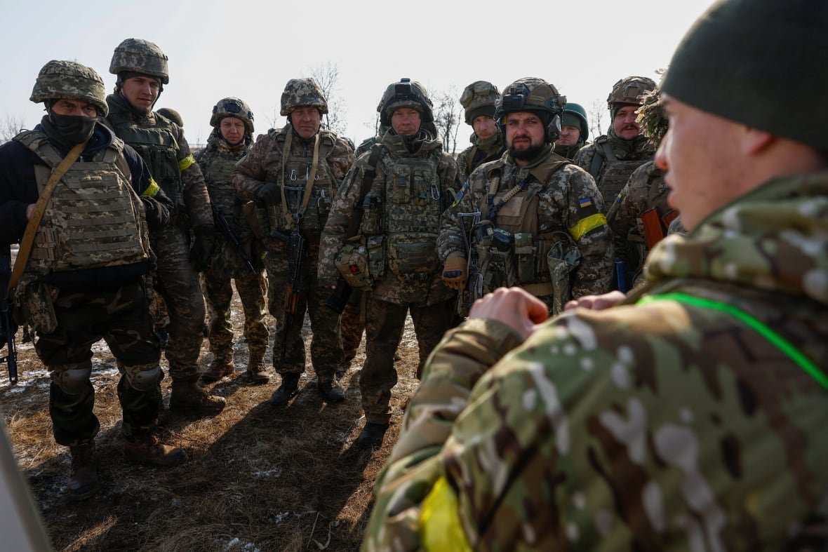 Ukrainian servicemen of the 88th Separate Marine Battalion of the 35th Separate Marine Brigade attend military exercises at a training ground, amid Russia's attack on Ukraine, in Dnipropetrovsk region, Ukraine February 24, 2025.