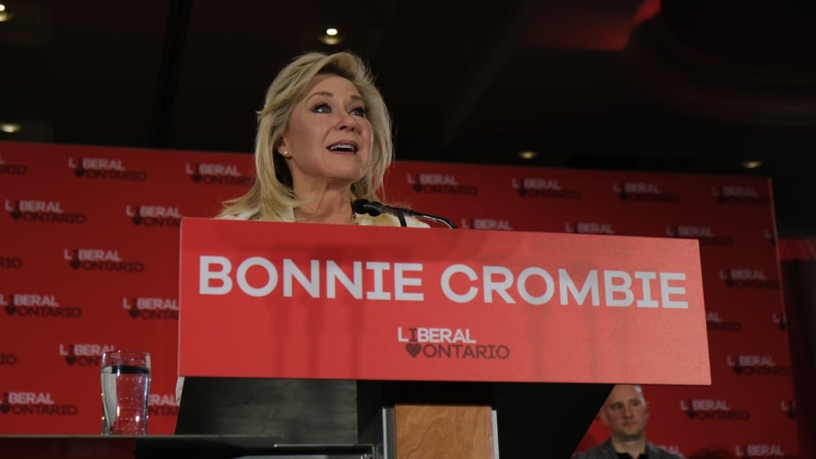 Liberal Leader Bonnie Crombie was unable to capture her own riding of Mississauga-East Cooksville in Thursday night's election