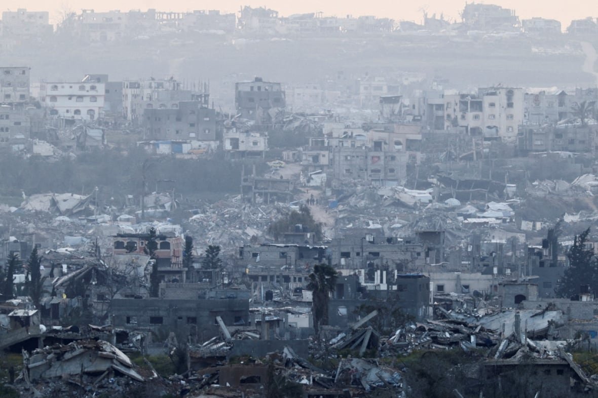 destroyed buildings