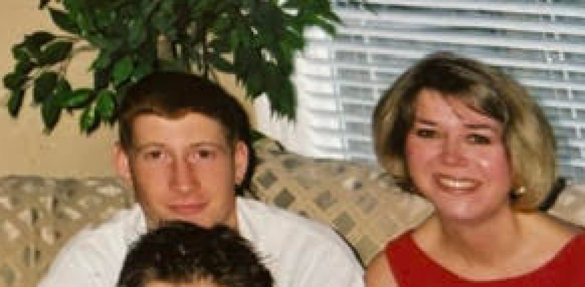 Shawn Richards and his mother Cyndie Richards, in a family photo.