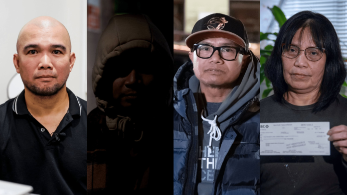 A composite of portraits of four victims of an alleged recruitment pyramid scheme.