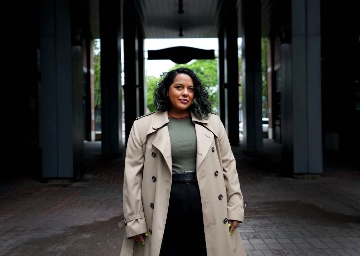Marie-Louise Fitrion poses for a photograph in Toronto on Friday, May 23, 2025. THE CANADIAN PRESS/Nathan Denette