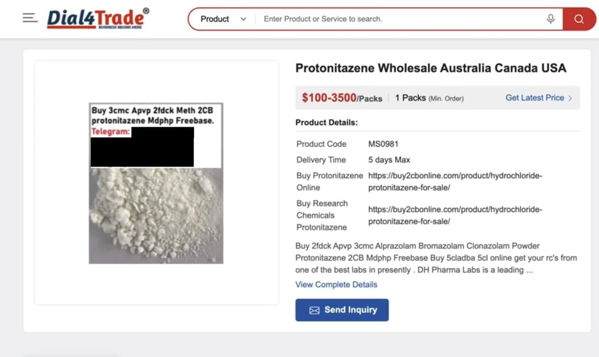 An online advertisement