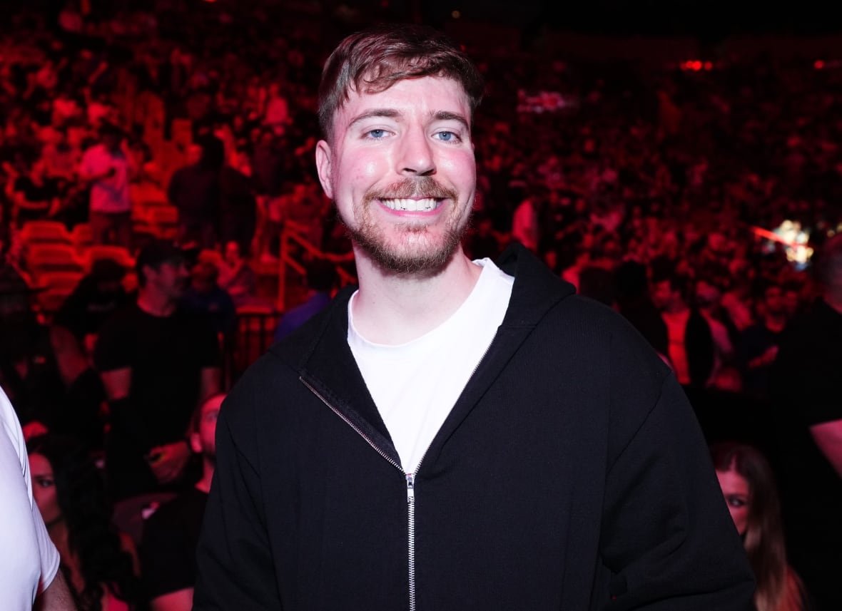 MrBeast smiles at the camera.
