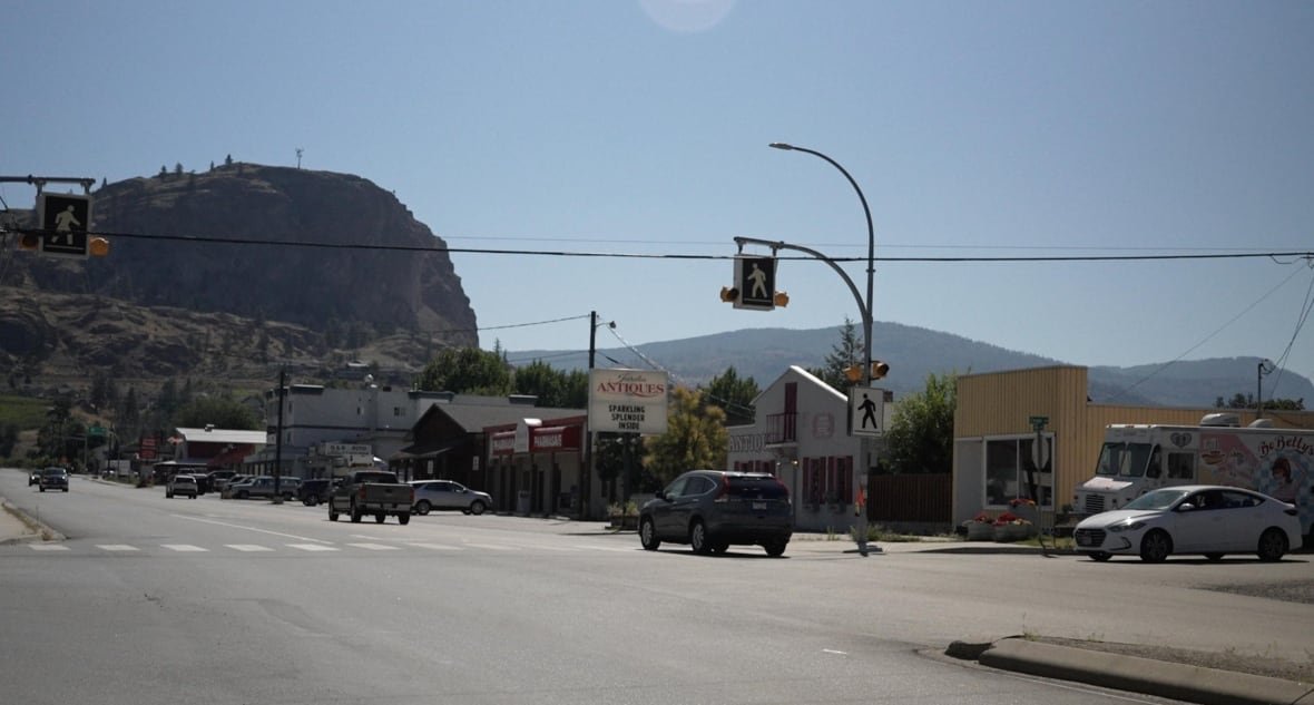 The community of Okanagan Falls is located 20 km south of Penticton B.C. 