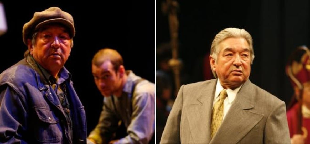 A cleanshaven dark haired man is shown in two photos, one in a cap and jean jacket and another in a suit.