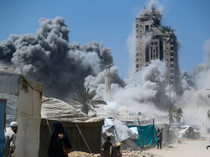 Israel Bombs High-rise Towers As Brutal Gaza City Assault Intensifies - Dubai News TV