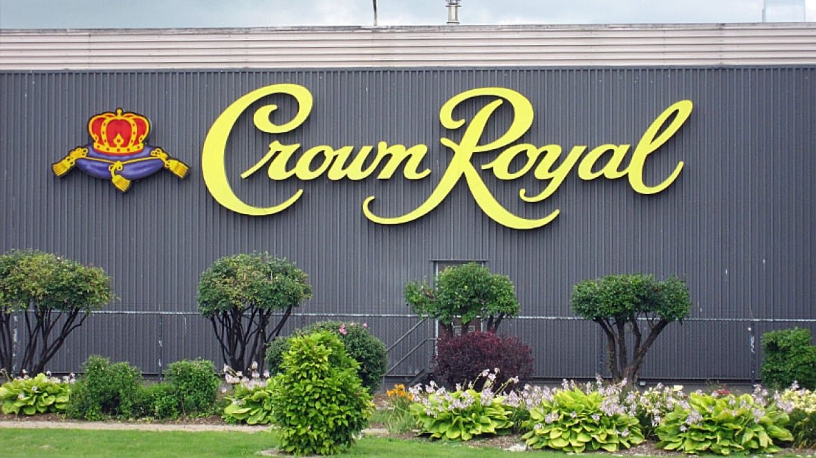 Crown Royal sign on building