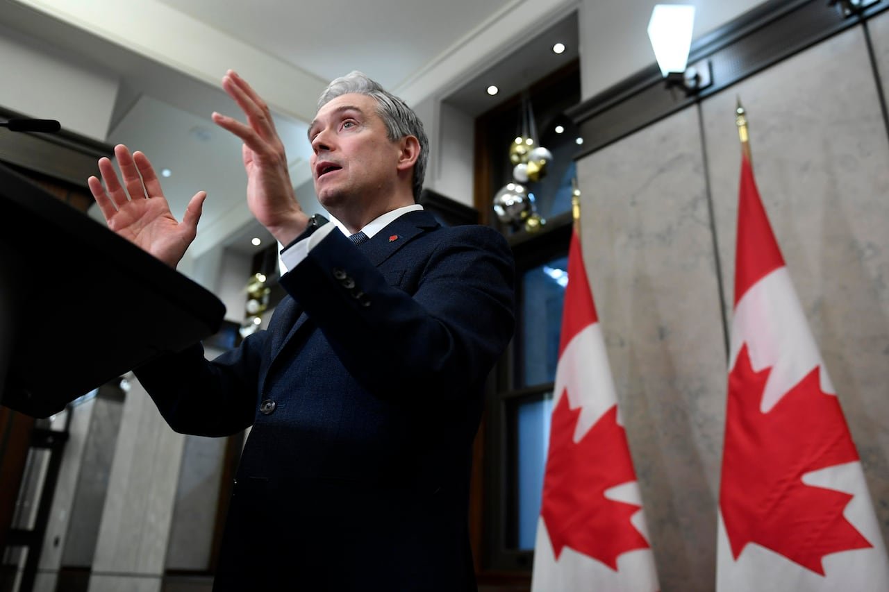 Francois-Philippe Champagne, seen here in Dec. 2022 as minister of Minister of Innovation, Science and Industry. 